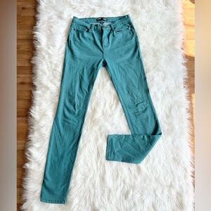 BDG From Urban Outfitters | Teal Cigarette High Rise 28x34 Jeans